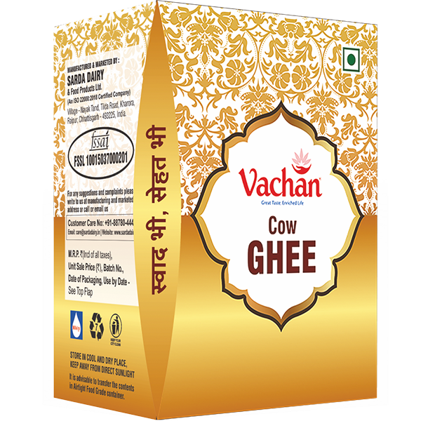 Vachan Pure Cow Ghee - 500ml