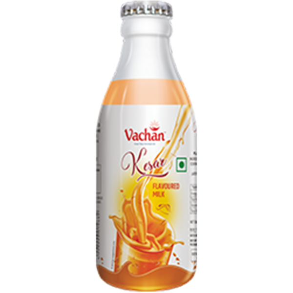 Vachan Flavoured Milk Kesar – 145ml (Set of 6 Bottles) – Sarda Dairy